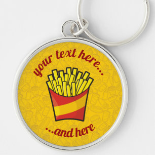 French Fries Key Ring