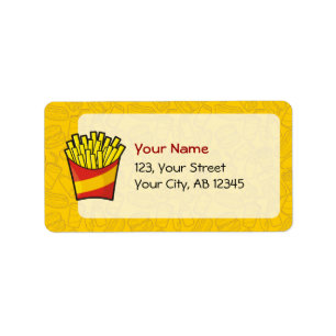 French Fries Label