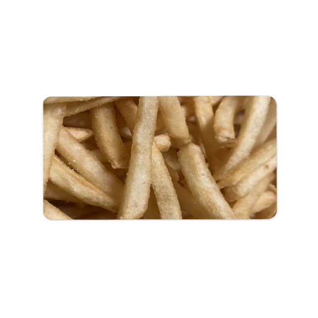French Fries Label (Front)
