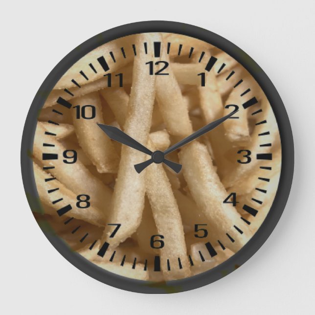 French Fries Large Clock (Front)