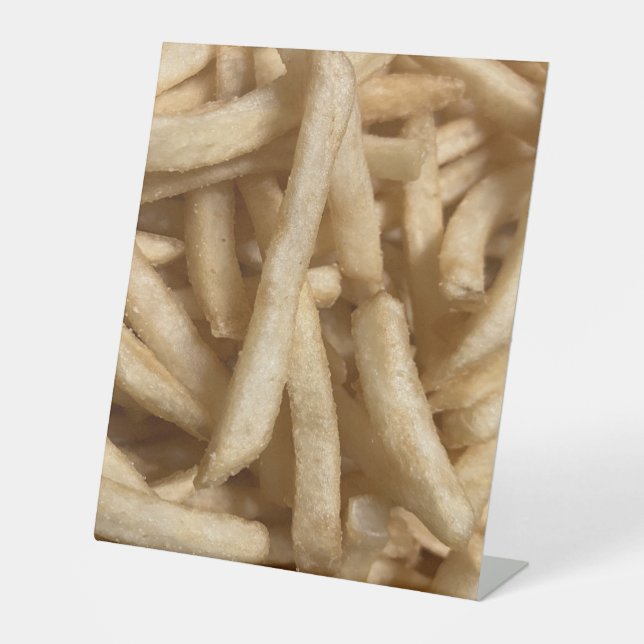 French Fries Pedestal Sign (Front)