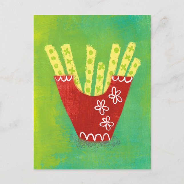 French Fries Postcard (Front)