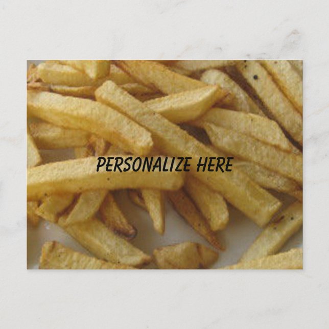 French Fries Postcard (Front)