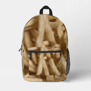 French Fries Printed Backpack