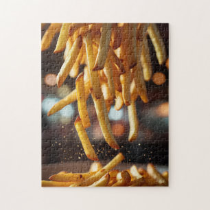 French Fries Puzzle - Crispy Fast Food Jigsaw