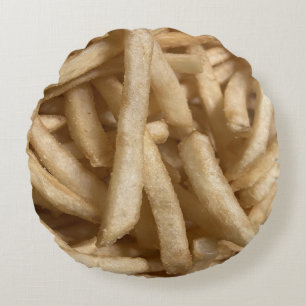 French Fries Round Cushion