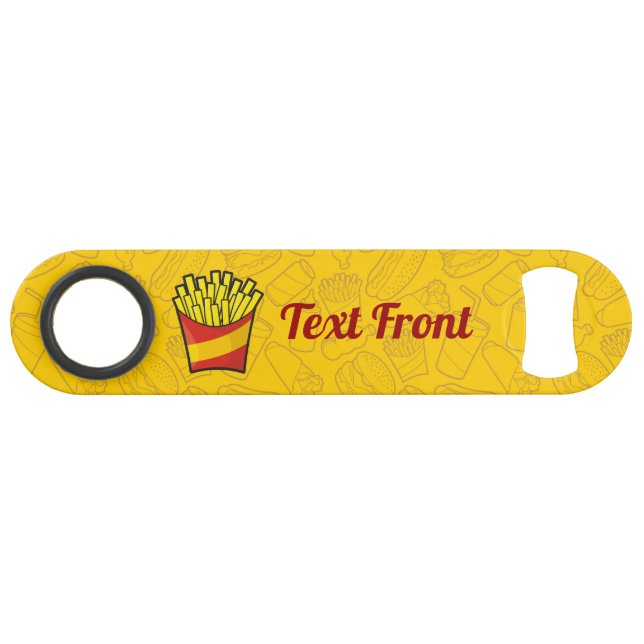 French Fries Speed Bottle Opener (Front (Horizontal))
