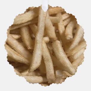 French Fries Tree Decoration Card