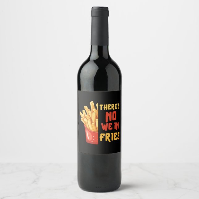 French-fries Wine Label (Front)