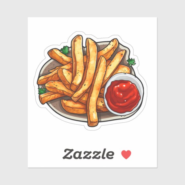 French fries with ketchup (Sheet)