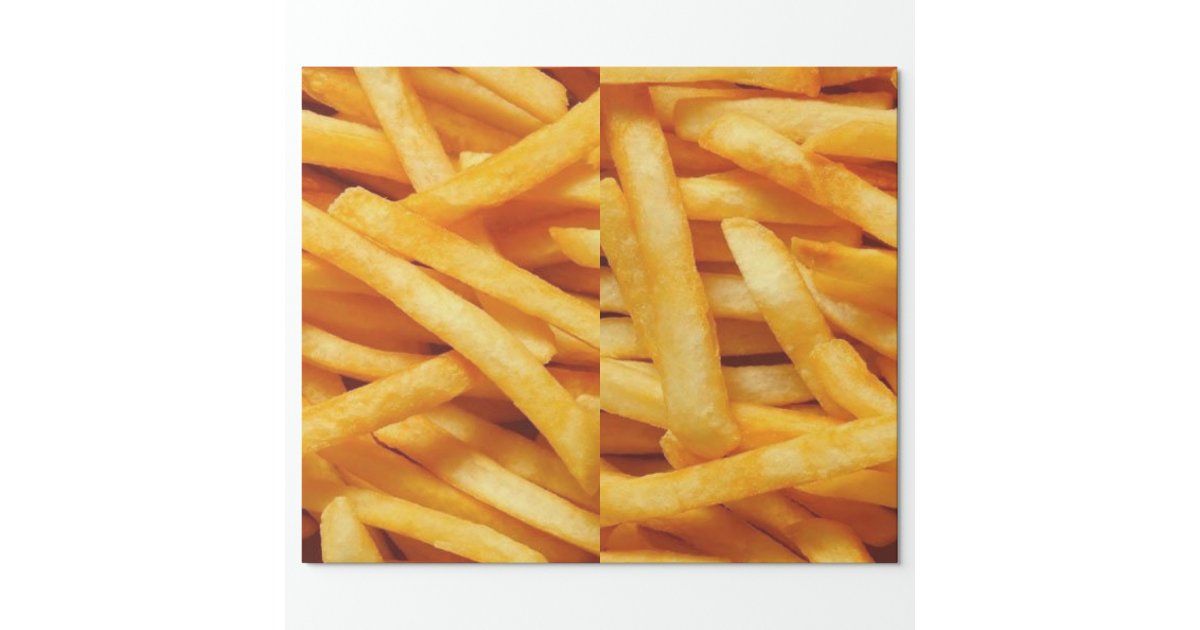 French Fries Wrapping Paper | Zazzle