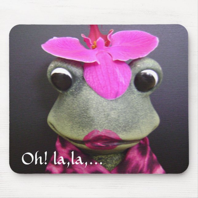 French frog mousepad (Front)