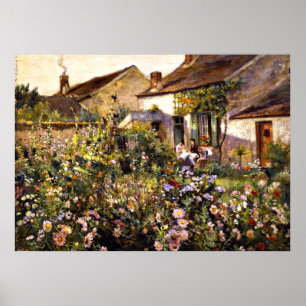 French Garden - an Otto Stark painting Poster