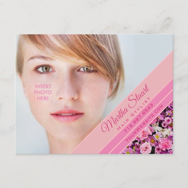 French Garden - Announcement Postcard (Front)