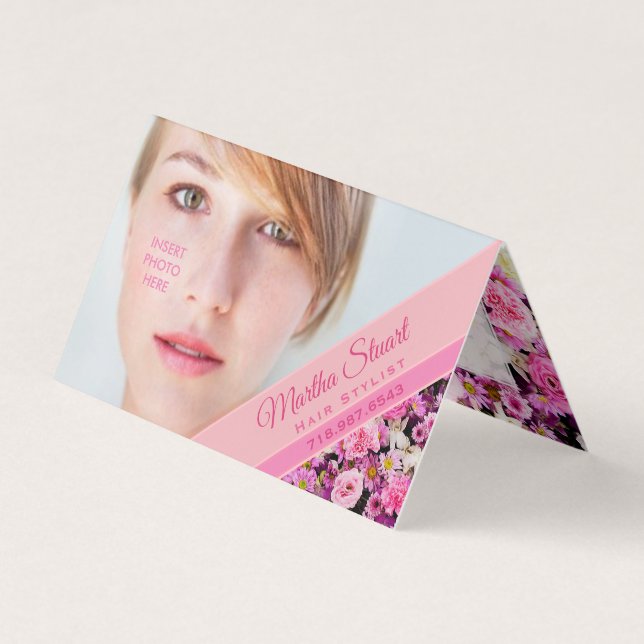 French Garden - Folded Business Card (Front)