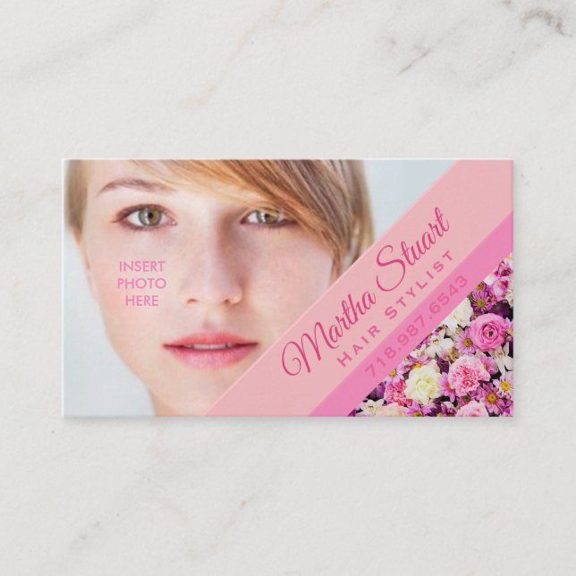 French Garden - Insert Photo / Business Card (Front)