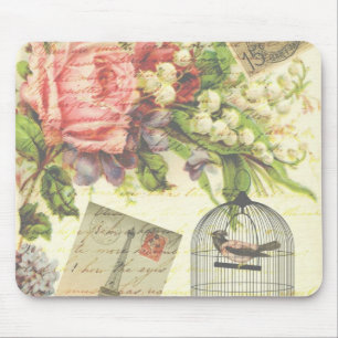 French Garden Mouse Pad