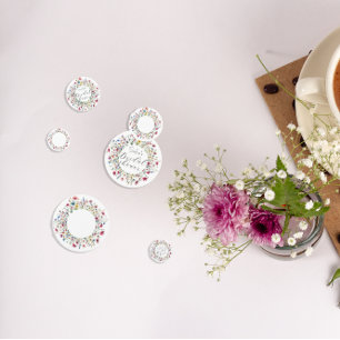 French Garden Party flower bridal shower Confetti