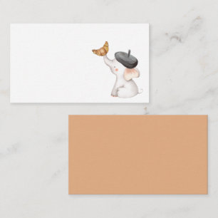 French Gender Neutral Baby Shower Place Card