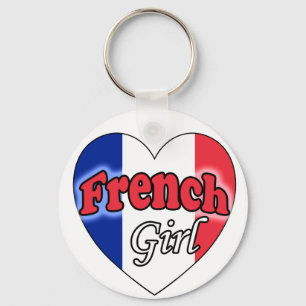 French Girl Key Ring