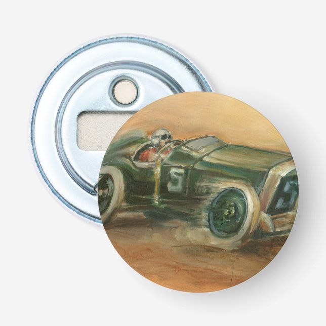 French Grand Prix Racecar by Ethan Harper Bottle Opener (Front)