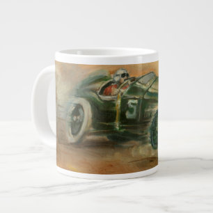 French Grand Prix Racecar by Ethan Harper Large Coffee Mug
