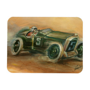 French Grand Prix Racecar by Ethan Harper Magnet