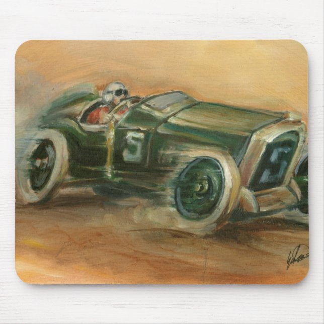 French Grand Prix Racecar by Ethan Harper Mouse Mat (Front)