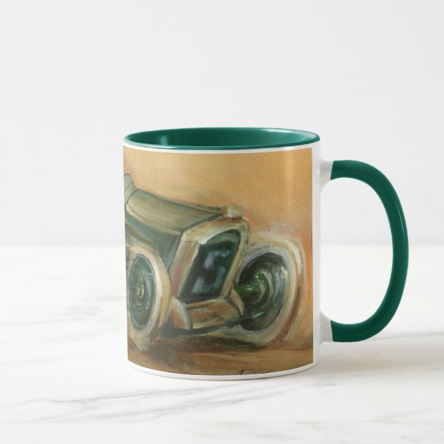 French Grand Prix Racecar by Ethan Harper Mug (Right)