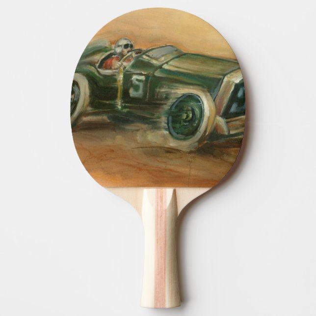 French Grand Prix Racecar by Ethan Harper Ping Pong Paddle (Front)