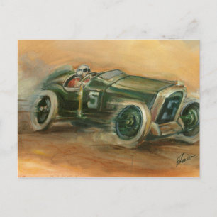 French Grand Prix Racecar by Ethan Harper Postcard