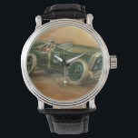 French Grand Prix Racecar by Ethan Harper Watch<br><div class="desc">Take a trip in the way back machine with this painting of a French Grand Prix racecar by Ethan Harper. You can feel how fast the car is travelling thanks to the dust cloud trailing in the wake of the vehicle. Grab a copy to place on your wall!</div>