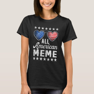 French Grandma Fourth Of July Women All American T-Shirt