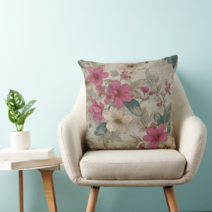 French Grey Pattern  Cushion