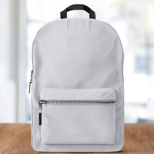French Grey Personalised Custom Printed Backpack
