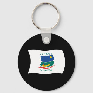 French Guiana Flag Keychain