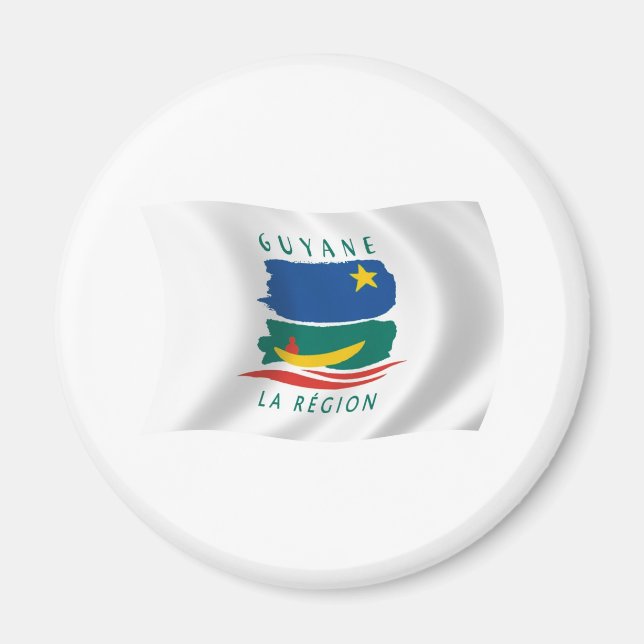 French Guiana Flag Magnet (Front)