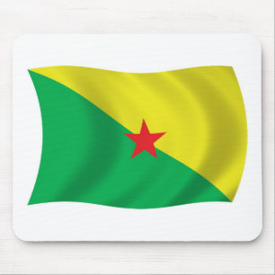 French Guiana Flag Mousepad