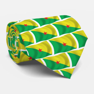 French Guiana Flag Tie