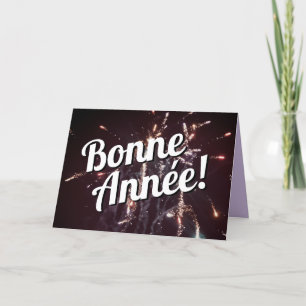 French Happy New Year   Download Send Text Holiday Card