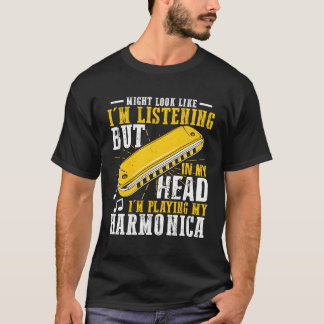 French Harp Player Quote For Harmonica T-Shirt
