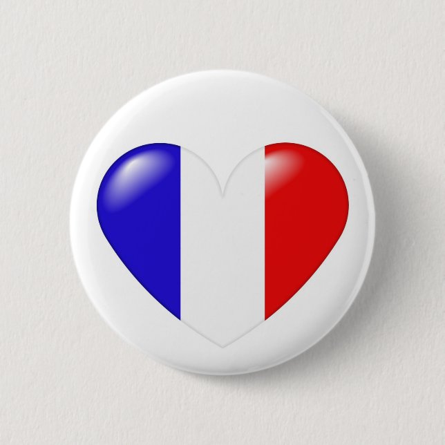 French heart button - Coeur françois (Front)
