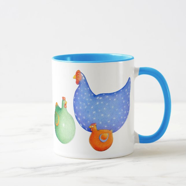 French Hens Mug (Right)
