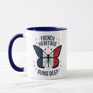FRENCH HERITAGE RUNS DEEP MUG