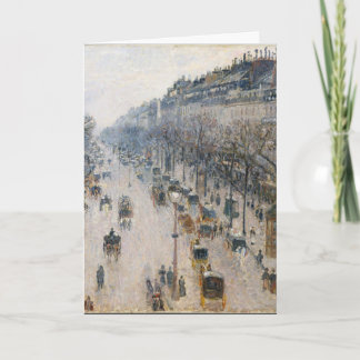 French Holiday Greeting Card