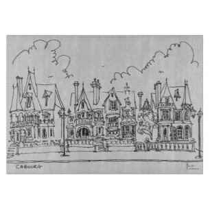 French Homes, Cobourg Normandy, France Cutting Board