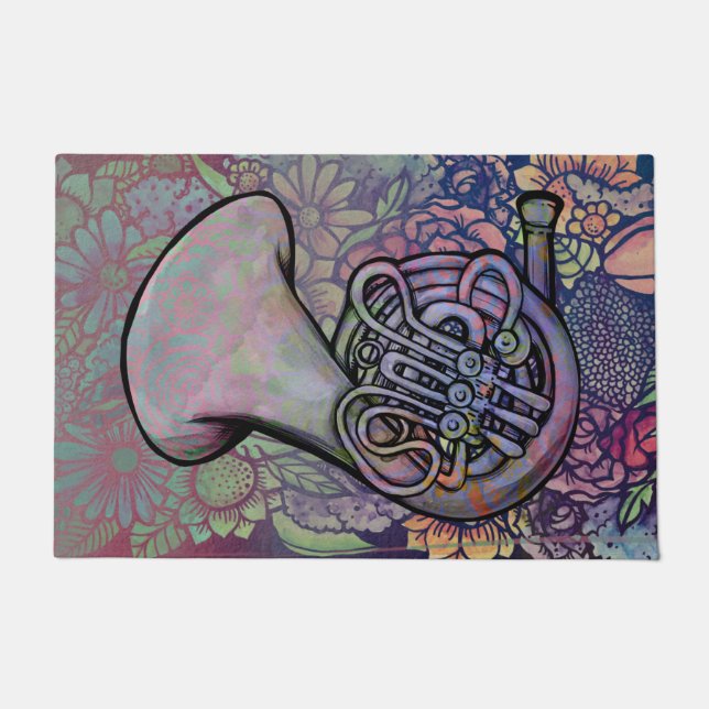 French Horn Band Class Music teacher               Doormat (Front)