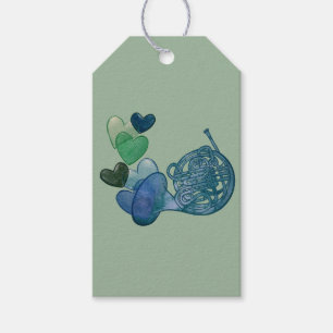 French Horn Band Music Class Gift Tags