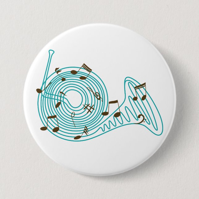 French Horn Button (Front)