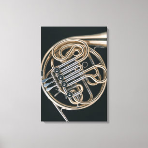 French Horn Canvas Print
